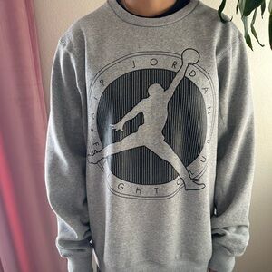 Black/Grey Air Jordan Flight Club Sweatshirt XL